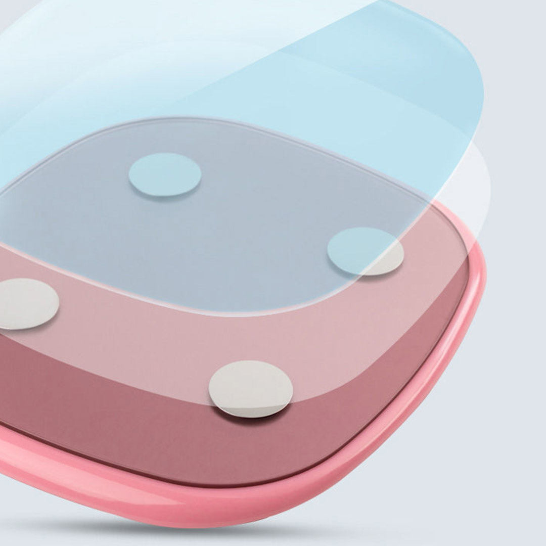 Soga 2 X 180kg Digital Lcd Fitness Electronic Bathroom Body Weighing Scale Old Rose