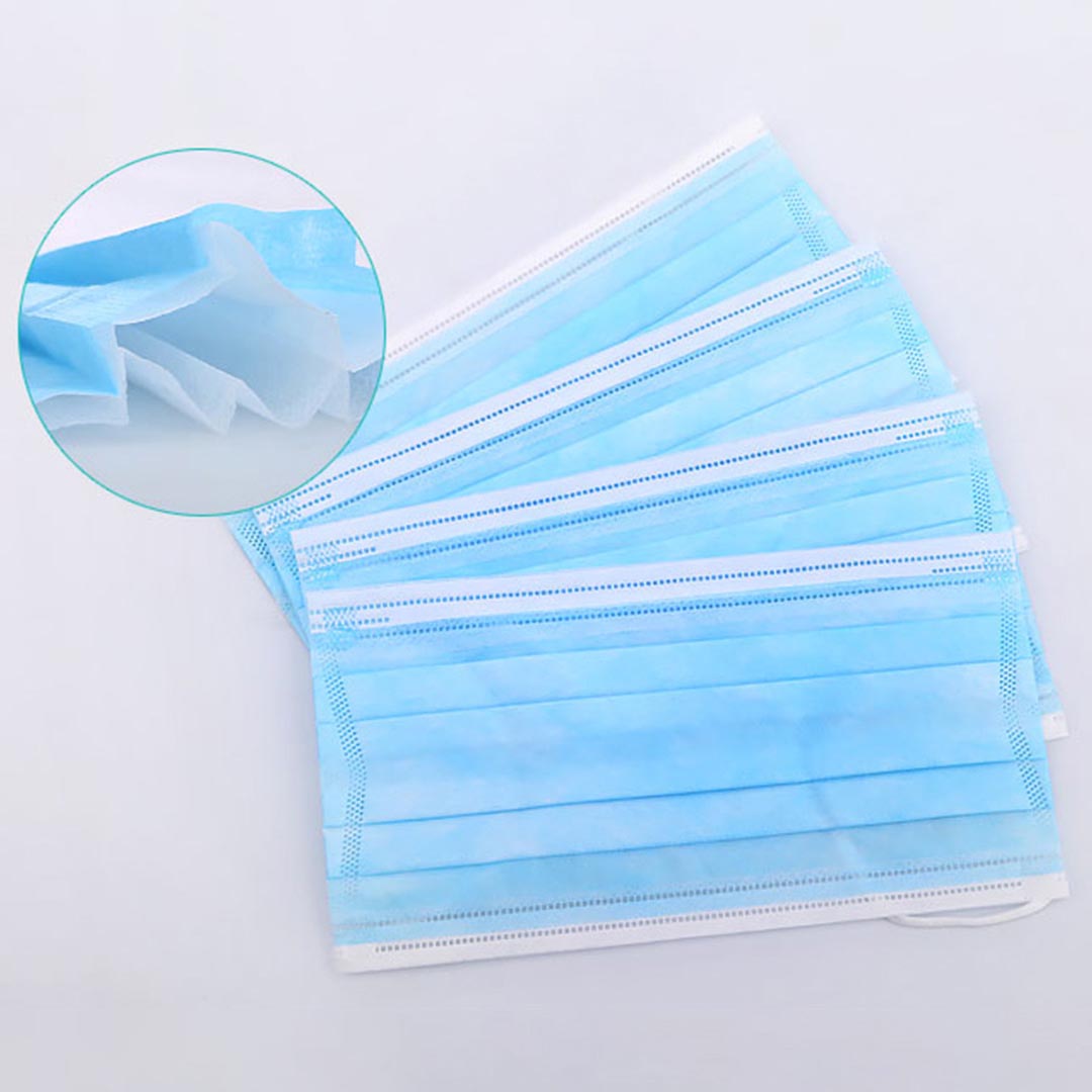 60 Pcs Anti Dust Filter Disposable Protective Sanitary Face Mask