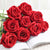 Soga 20pcs Artificial Silk Flower Fake Rose Bouquet Table Decor Red