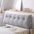 Soga 120cm Silver Triangular Wedge Bed Pillow Headboard Backrest Bedside Tatami Cushion Home Decor