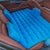 2X Blue Ripple Inflatable Car Mattress Portable Camping Air Bed Travel Sleeping Kit Essentials