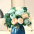Soga 3pcs Artificial Silk With 15 Heads Flower Fake Rose Bouquet Table Decor Blue