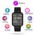 Soga 2 X Waterproof Fitness Smart Wrist Watch Heart Rate Monitor Tracker Black