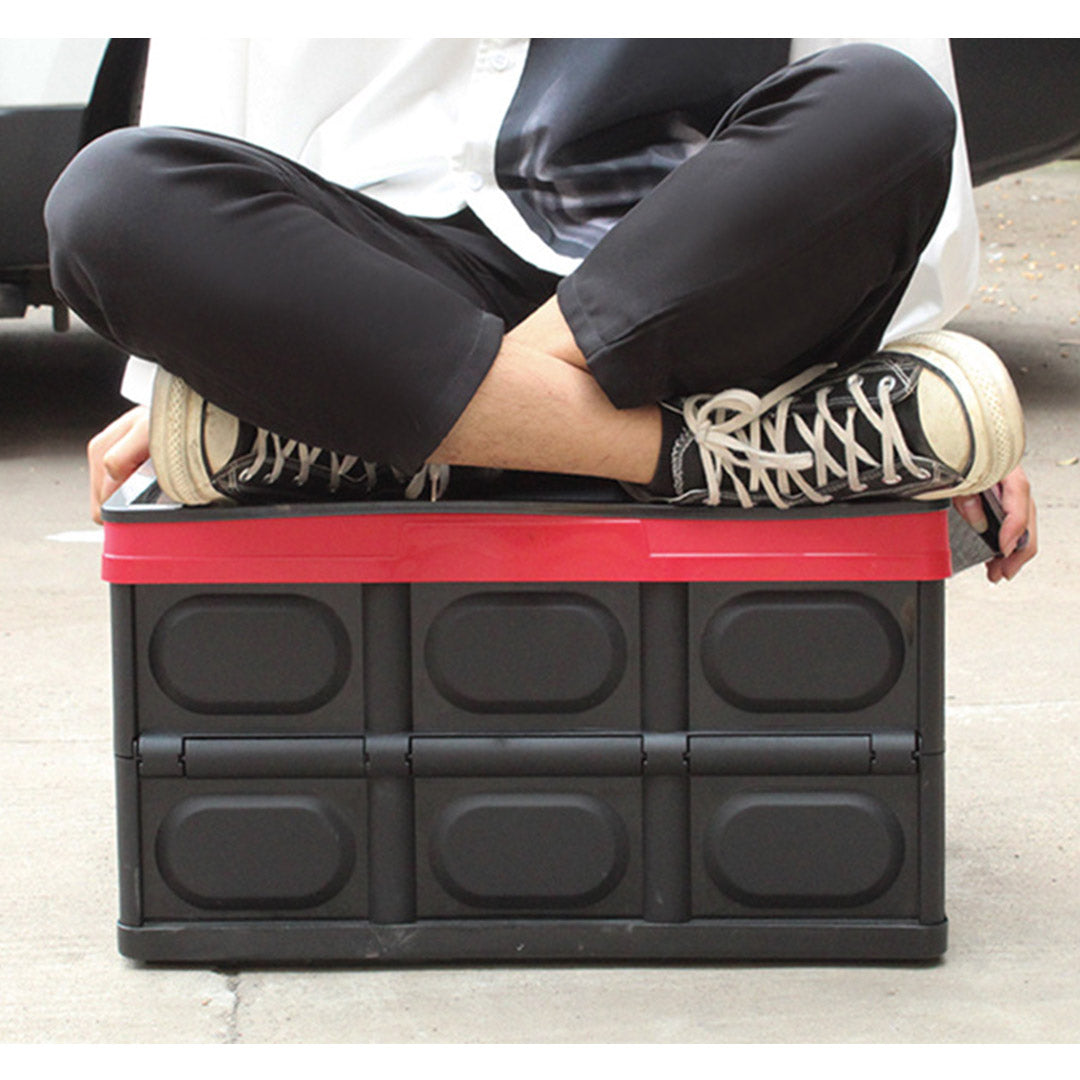 Soga 30 L Collapsible Car Trunk Storage Multifunctional Foldable Box Black