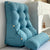 Soga 4 X 60cm Blue Triangular Wedge Lumbar Pillow Headboard Backrest Sofa Bed Cushion Home Decor