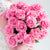 Soga 20pcs Artificial Silk Flower Fake Rose Bouquet Table Decor Pink