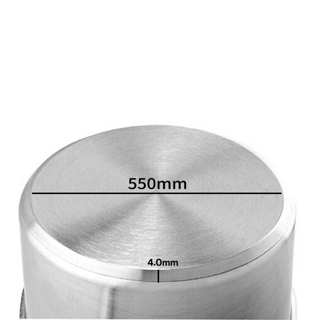 Soga Stock Pot 130 L Top Grade Thick Stainless Steel Stockpot 18/10