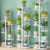 Soga 5 Tier 6 Pots White Round Metal Plant Rack Flowerpot Storage Display Stand Holder Home Garden Decor