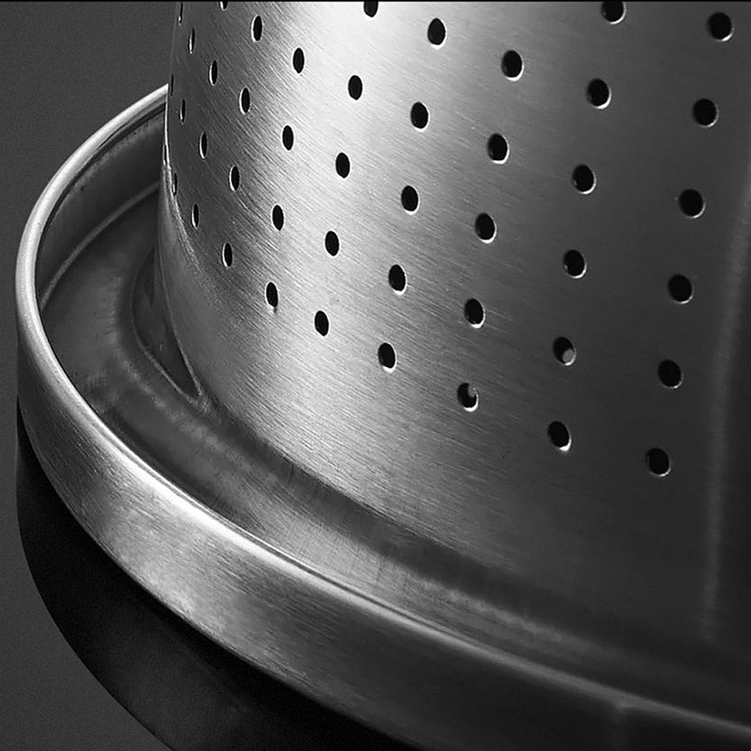 Soga 2 X Stainless Steel Nesting Basin Colander Perforated Kitchen Sink Washing Bowl Metal Basket Strainer Set Of 4