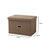 2X Coffee Small Foldable Canvas Storage Box Cube Clothes Basket Organiser Home Decorative Box