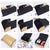 Soga Leather Car Boot Collapsible Foldable Trunk Cargo Organizer Portable Storage Box Beige/Gold Stitch Small