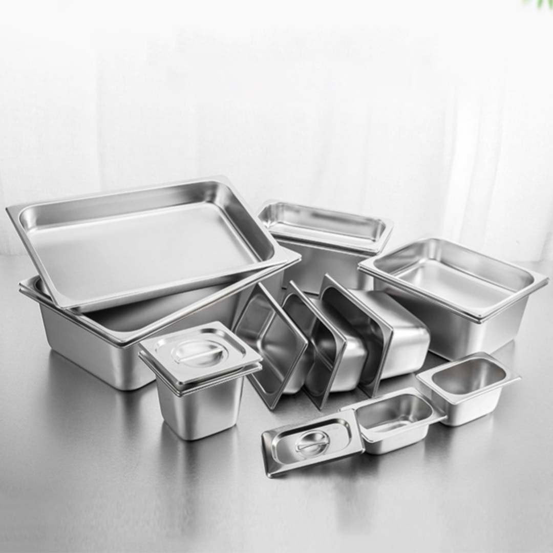 Soga 12 X Gastronorm Gn Pan Full Size 1/2 Gn Pan 10cm Deep Stainless Steel Tray