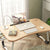 2X Walnut Portable Bed Table Adjustable Foldable Bed Sofa Study Table Laptop Mini Desk with Notebook Stand Card Slot Holder Home Decor