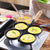 Soga 4 Mold Multi Portion Cast Iron Breakfast Fried Egg Pancake Omelet Fry Pan