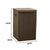 Coffee Large Collapsible Laundry Hamper Storage Box Foldable Canvas Basket Home Organiser Decor