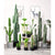 Soga 4 X 120cm Green Artificial Indoor Cactus Tree Fake Plant Simulation Decorative 6 Heads