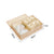 Beige Flip Top Underwear Storage Box Foldable Wardrobe Partition Drawer Home Organiser