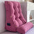 Soga 60cm Magenta Triangular Wedge Lumbar Pillow Headboard Backrest Sofa Bed Cushion Home Decor