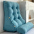 Soga 2 X 45cm Blue Triangular Wedge Lumbar Pillow Headboard Backrest Sofa Bed Cushion Home Decor