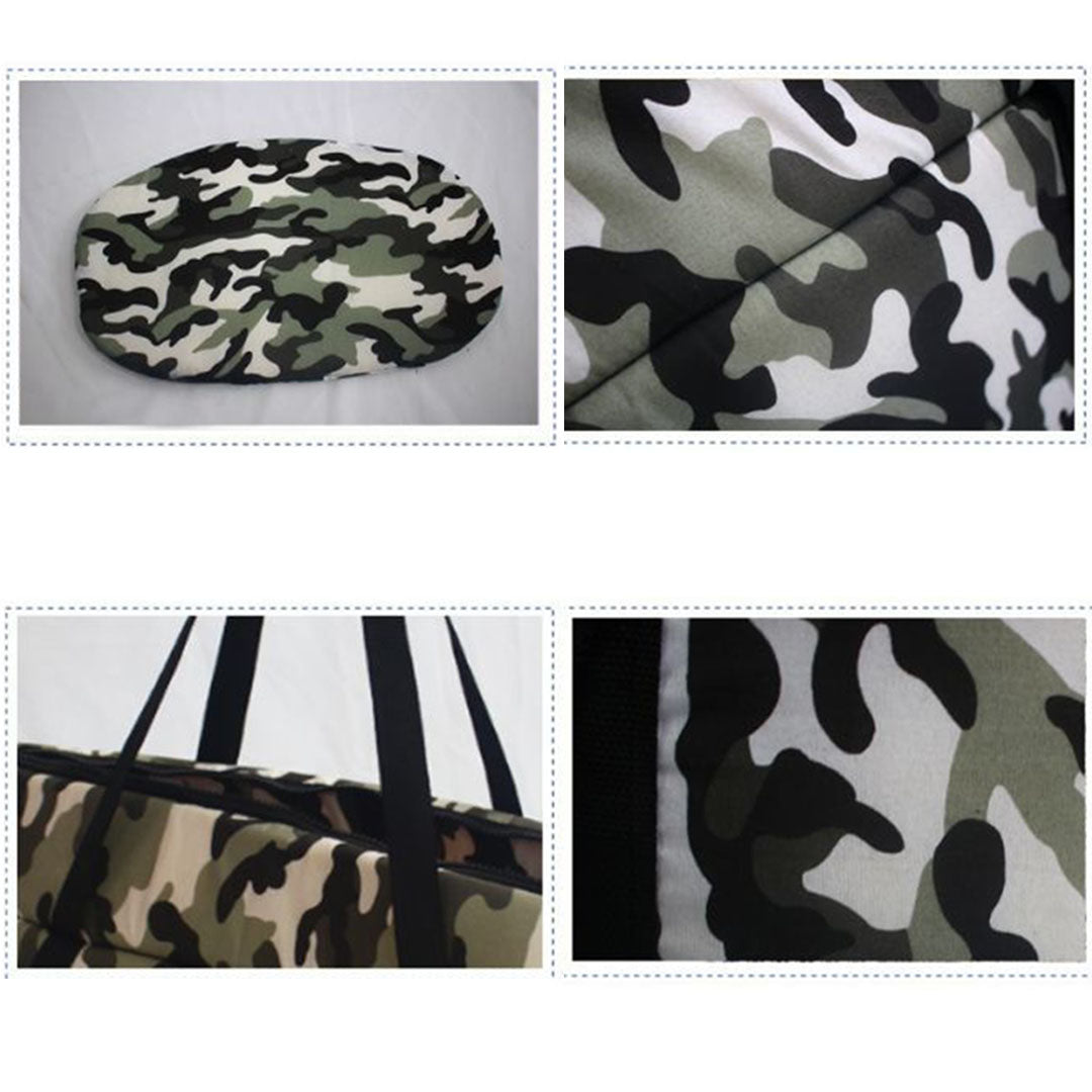 2X Green Waterproof Pet Carrier Bag Warm Tote Pouch Breathable Mesh Dog Cat Travel Essentials