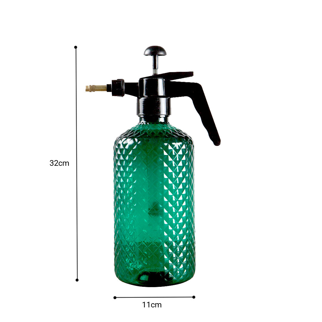 4X 2 Liter Mist Water Spray Bottle Hand Held Pressure Adjustable Nozzle with Top Pump Indoor Outdoor Gardening