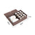 Coffee Flip Top Underwear Storage Box Foldable Wardrobe Partition Drawer Home Organiser