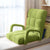 Soga 2 X Foldable Lounge Cushion Adjustable Floor Lazy Recliner Chair With Armrest Yellow Green