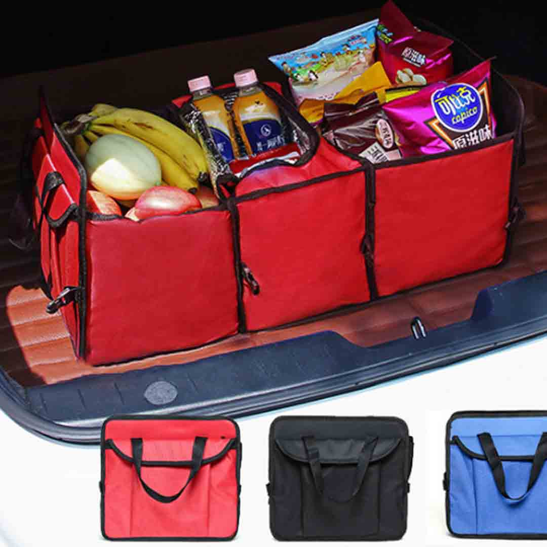 Soga 2 X Car Portable Storage Box Waterproof Oxford Cloth Multifunction Organizer Red