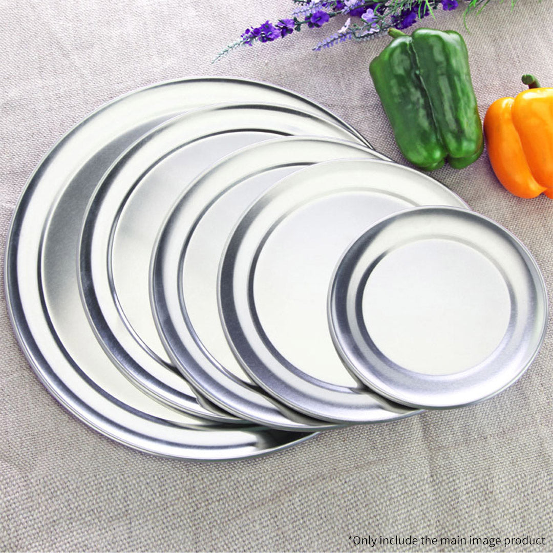 Soga 8 Inch Round Aluminum Steel Pizza Tray Home Oven Baking Plate Pan