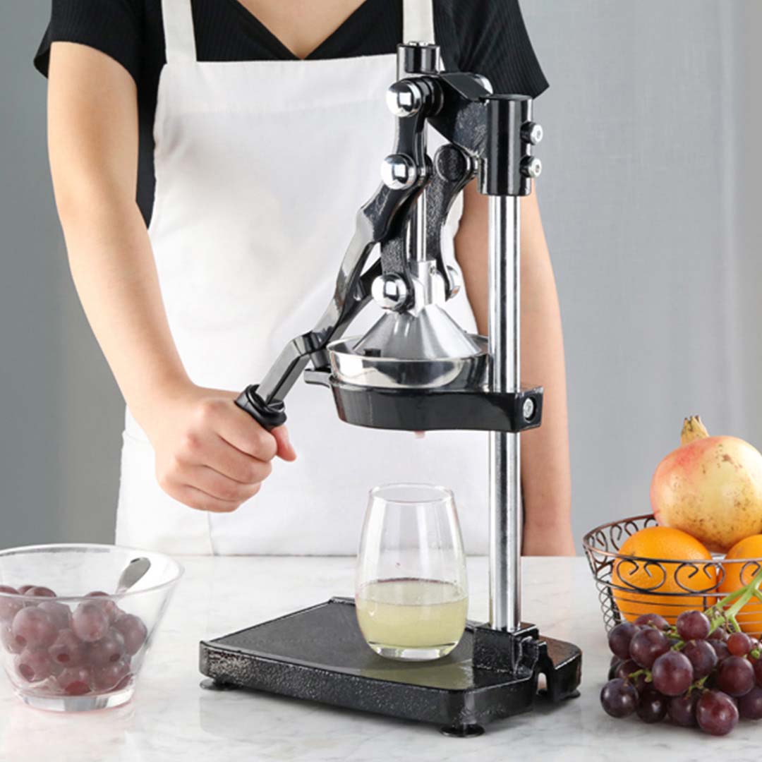 Soga 2 X Commercial Stainless Steel Manual Juicer Hand Press Juice Extractor Squeezer Black