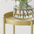 Soga 2 Layer 80cm Gold Metal Plant Stand Flower Pot Holder Corner Shelving Rack Indoor Display