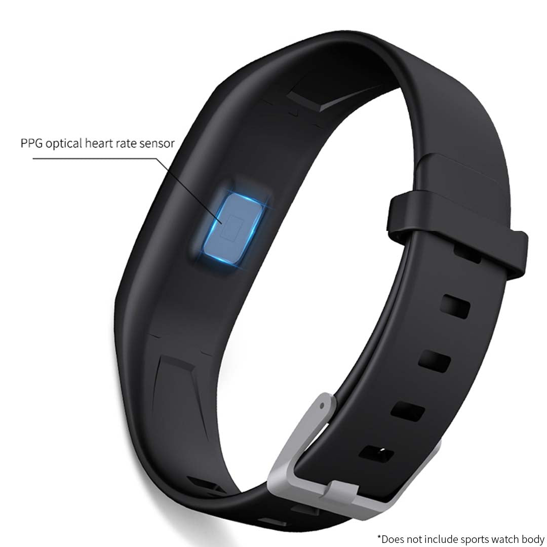 Soga Smart Watch Model V8 Compatible Strap Adjustable Replacement Wristband Bracelet Black