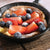 26cm Round Cast Iron Frying Pan Skillet Steak Sizzle Platter with Handle