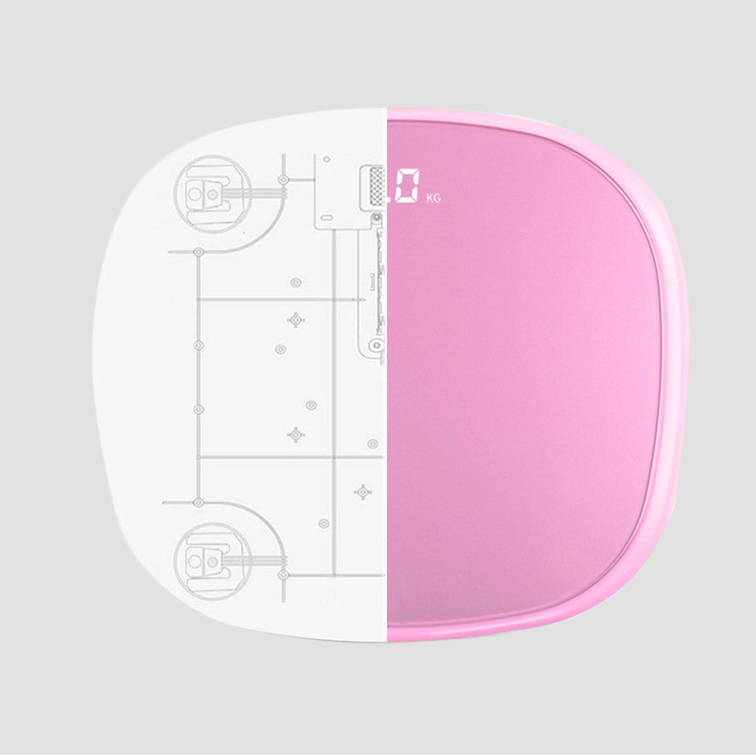 Soga 180kg Digital Lcd Fitness Electronic Bathroom Body Weighing Scale Pink