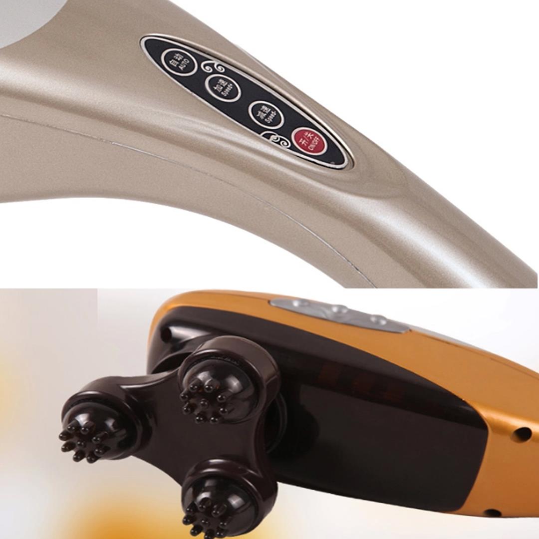 Soga Hand Held Full Body Massager With 6 Attachments Back Pain Therapy