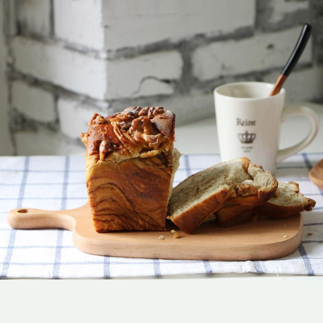 Soga 2 X 26cm Brown Rectangle Wooden Serving Tray Chopping Board Paddle With Handle Home Decor