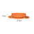 2X Orange 360 Degree Wall-Mounted Rotating Bathroom Organiser Corner Vanity Rack Toilet Adhesive Storage Shelf