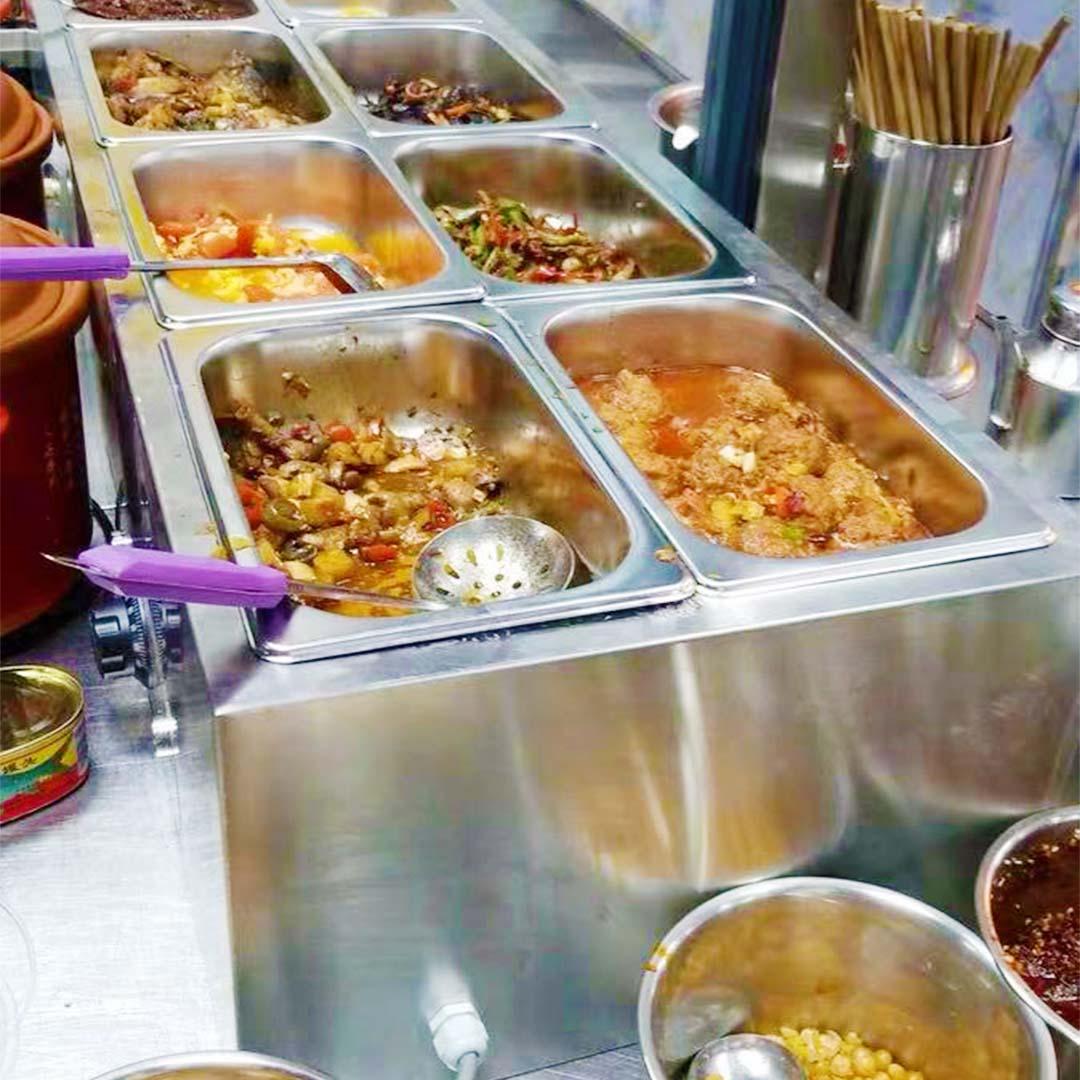 Soga 2 X Stainless Steel 6 X 1/3 Gn Pan Electric Bain Marie Food Warmer With Lid