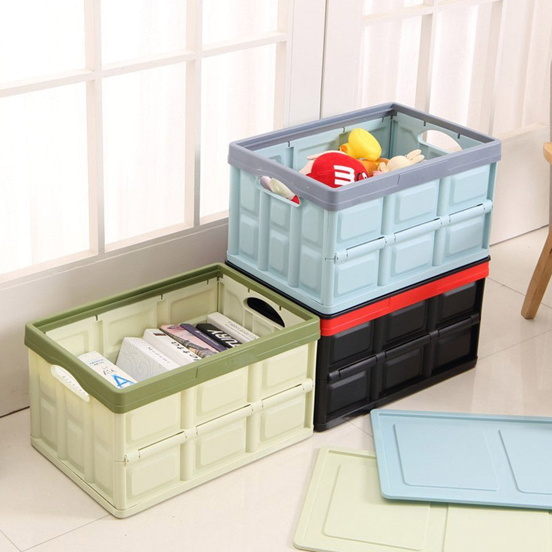 Soga 30 L Collapsible Car Trunk Storage Multifunctional Foldable Box Green