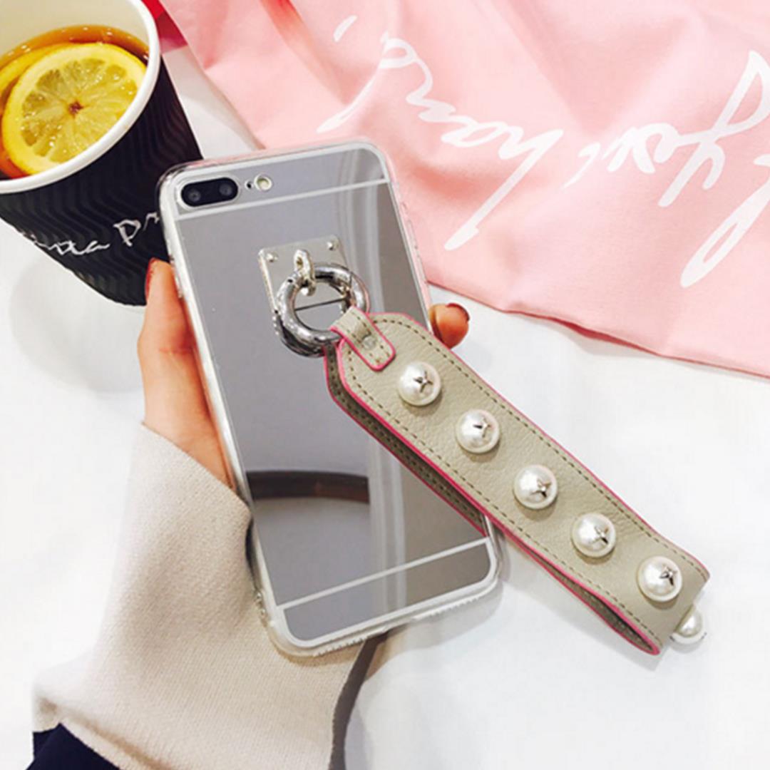 Luxury Fashionable Durable Silver Mirror Back I Phone Case 6s Plus