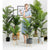 4X 145cm Green Artificial Indoor Swallowtail Sunflower Tree Fake Plant Simulation Decorative