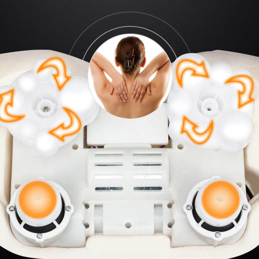 Soga 2 X Electric Kneading Back Neck Shoulder Massage Arm Body Massager Blue/White