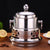 Soga 2 X Stainless Steel Mini Asian Buffet Hot Pot Single Person Shabu Alcohol Stove Burner With Lid