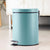 Soga Foot Pedal Stainless Steel Rubbish Recycling Garbage Waste Trash Bin Round 7 L Blue