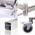 Soga 2 Tier 85x45x90cm Stainless Steel Kitchen Trolley Bowl Collect Service Food Cart Medium