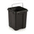 Soga Foot Pedal Stainless Steel Rubbish Recycling Garbage Waste Trash Bin Square 12 L Green