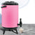 Soga 4 X 16 L Stainless Steel Insulated Milk Tea Barrel Hot And Cold Beverage Dispenser Container With Faucet Pink