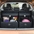 Soga 4 X Leather Car Boot Collapsible Foldable Trunk Cargo Organizer Portable Storage Box With Lock Black Medium