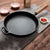 Soga 25cm Round Cast Iron Frying Pan Skillet Steak Sizzle Platter With Helper Handle