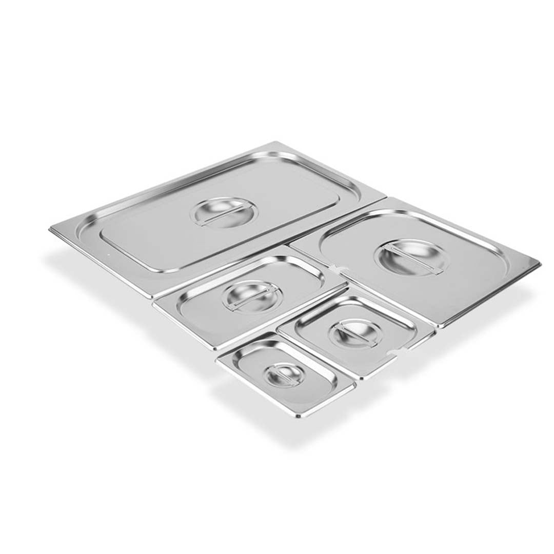 Soga 4 X Gastronorm Gn Pan Lid Full Size 1/1 Stainless Steel Tray Top Cover